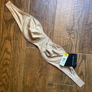 NWT Deadstock Vintage Natori Beige Strapless Bra 36C